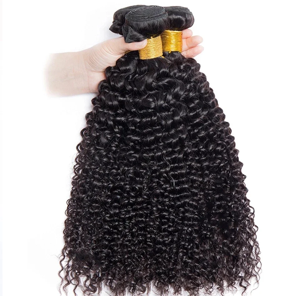 Curly Deep Wave Human Hair Bundles 30 Inch Bundles Raw Hair 100% human hair Brazilian Hair Bundle Weaving Extensions