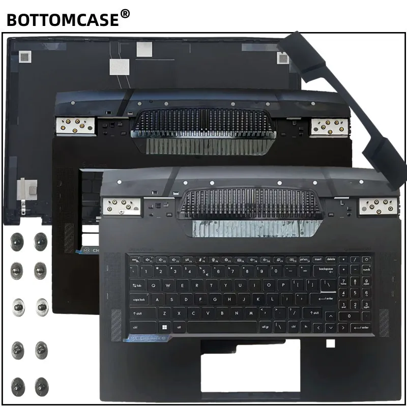 

New For BOTTOMCASE® GT77 MS-17Q1 MS-17Q2 MS-17Q3 GT77HX Laptop LCD Back Cover / Upper Case Palmrest Cover /Hinge cover