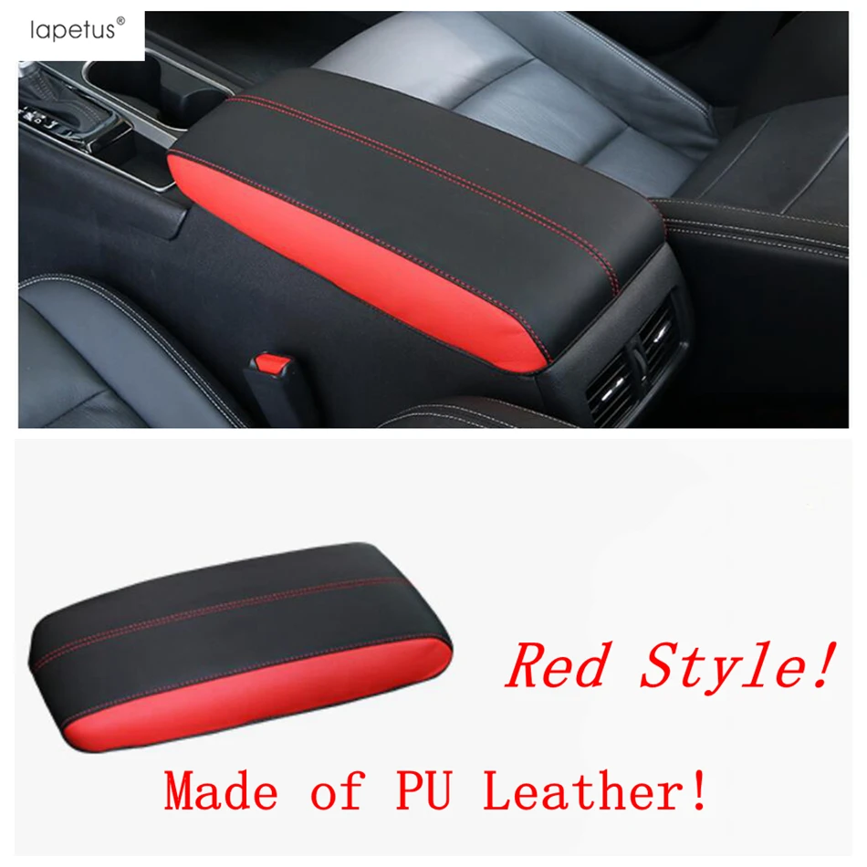 Central Control Armrest Box Mat Pad Holster PU Leather Cover Protection Decor Accessories For Nissan Teana / Altima 2019 - 2023