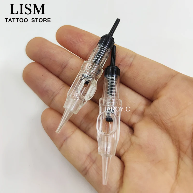 

Tattoo Needle 1RL Agulha Easy Click Disposable Microblading Eyebrow Cartridge Needle Sterilized Permanent Makeup Tattoo Needles