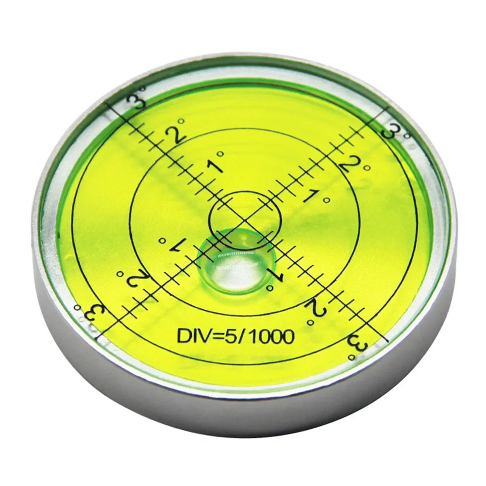 60x12mm Magnetic High Precision Spirit Level Metal With Scale Horizontal Bubble For Household Level Bubble Measuring Tools