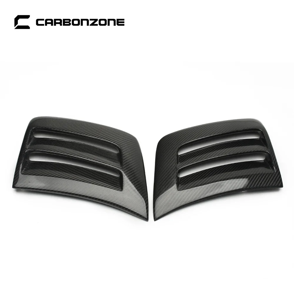 Carbon Fiber Front Bumper Vents For Mercedes-Benz C63 W204 Front Air Inlet Trim Body Kit car accessories Tool for mercedes benz