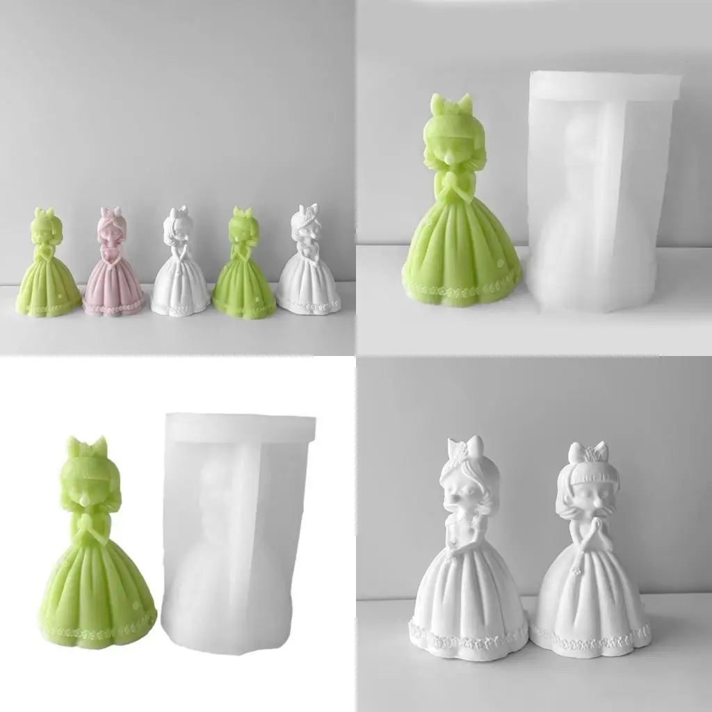 

J78F форма для свечей Bubblin для изготовления свечей, силиконовая форма для свечей, милая форма для мыла