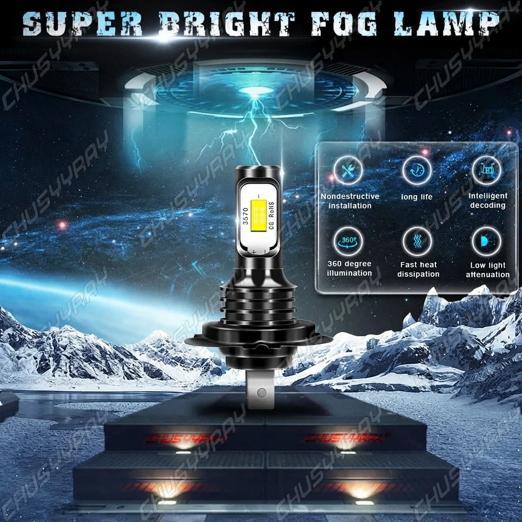 6000K For Kia Sorento 2014 2015 2016 Combo LED Headlight High Low Beam Fog Light Bulb 320W 76000LM