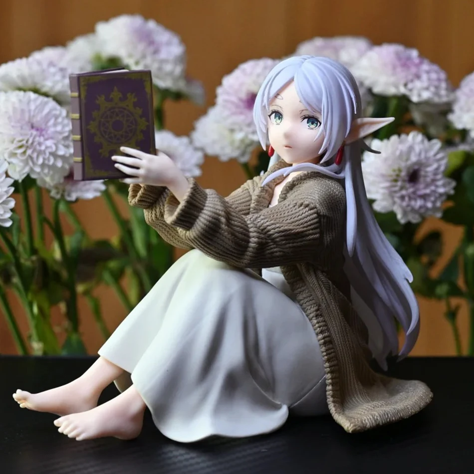 Frieren Beyond Journey's End Frieren Аниме Фигурка Настольная Милая без ночного костюма Фрирен Фигурка Модель Кукла Подарочная игрушка
