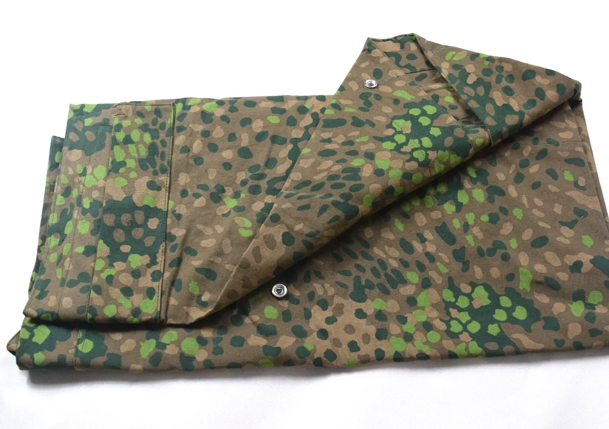 

Camouflage WWII German DOT 44 Tent cloth Poncho Military Reenactments