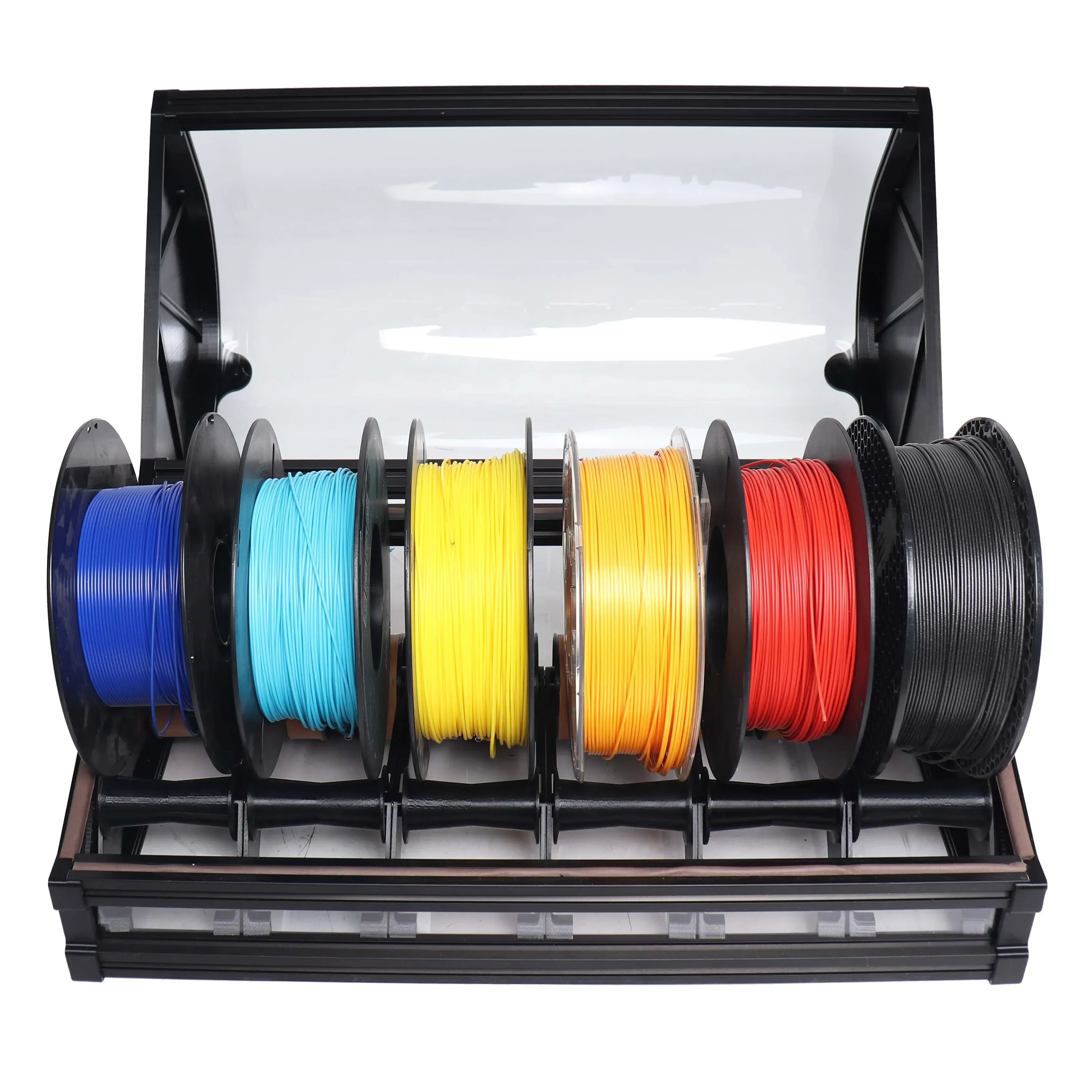 6 Colors Filament Rewinder And Enclosure Kit for Voron 2.4 Trident ERCF Multicolor 3D Printing Filamentalist Box