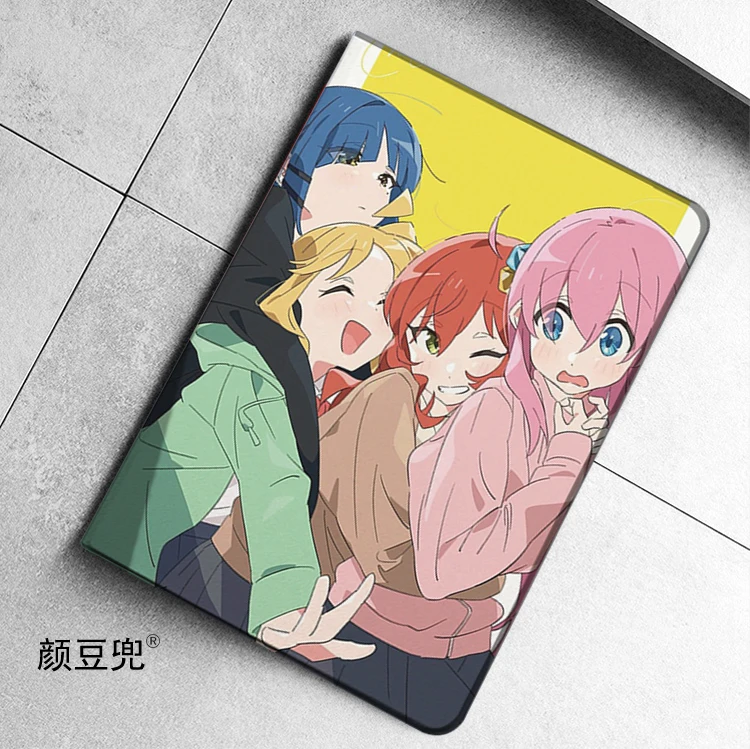 

BOCCHI THE ROCK Anime Gotoh Hitori For Samsung Galaxy Tab A7 Lite 8.7 2021 Case S9 Plus Tri-fold stand Cover Galaxy Tab S6 Lite