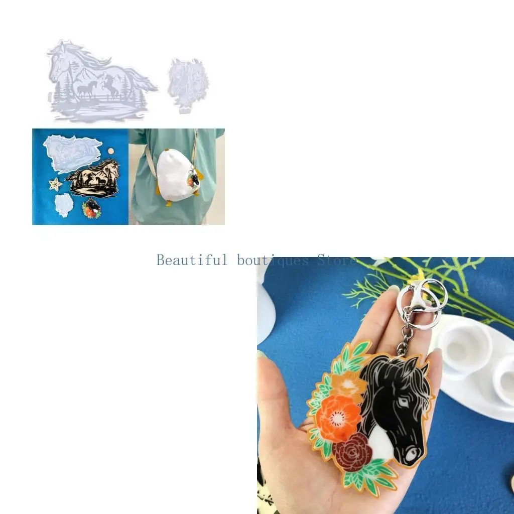 U4LF Silicone Mold for Decorative Wall Ornaments Multi Purpose Silicone Mold for Personalized Crafts and Creative Projects