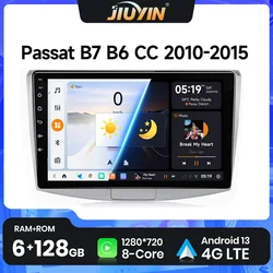 Car Radio Android 13 For VW Volkswagen Passat 7 B7 CC 2010-2015 Multimedia Video Player 2Din Carplay Auto Stereo Autoradio DVD