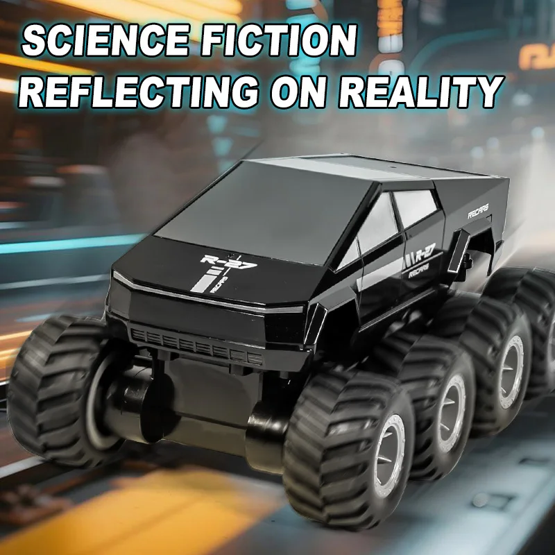 Coche de rescate todo terreno anfibio 8x8 RC 8WD, camión de carreras de 8 ruedas, pista impermeable 2,4G, coches con control remoto, juguetes