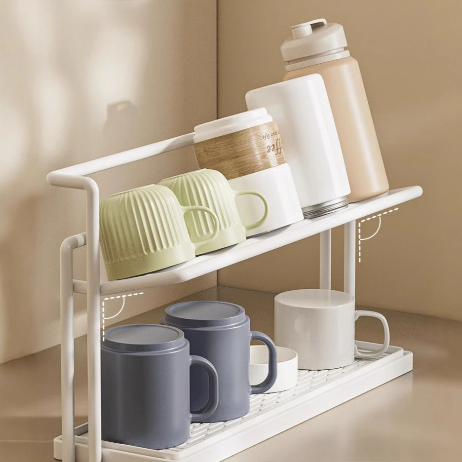 support-de-sechage-de-tasses-incline-en-acier-inoxydable-organisateur-a-2-niveaux-support-de-qualite-pour-tasses-tasses-lunettes-coin-de-cafe-station-de-sechage-cadeau