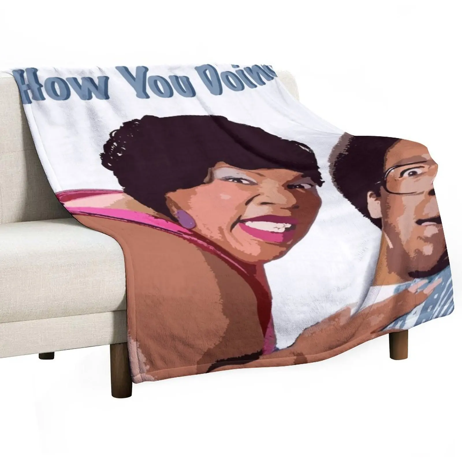 

Norbit - HOW YOU DOING Throw Blanket Flannel Fabric Cute Blankets For Baby Picnic Blankets