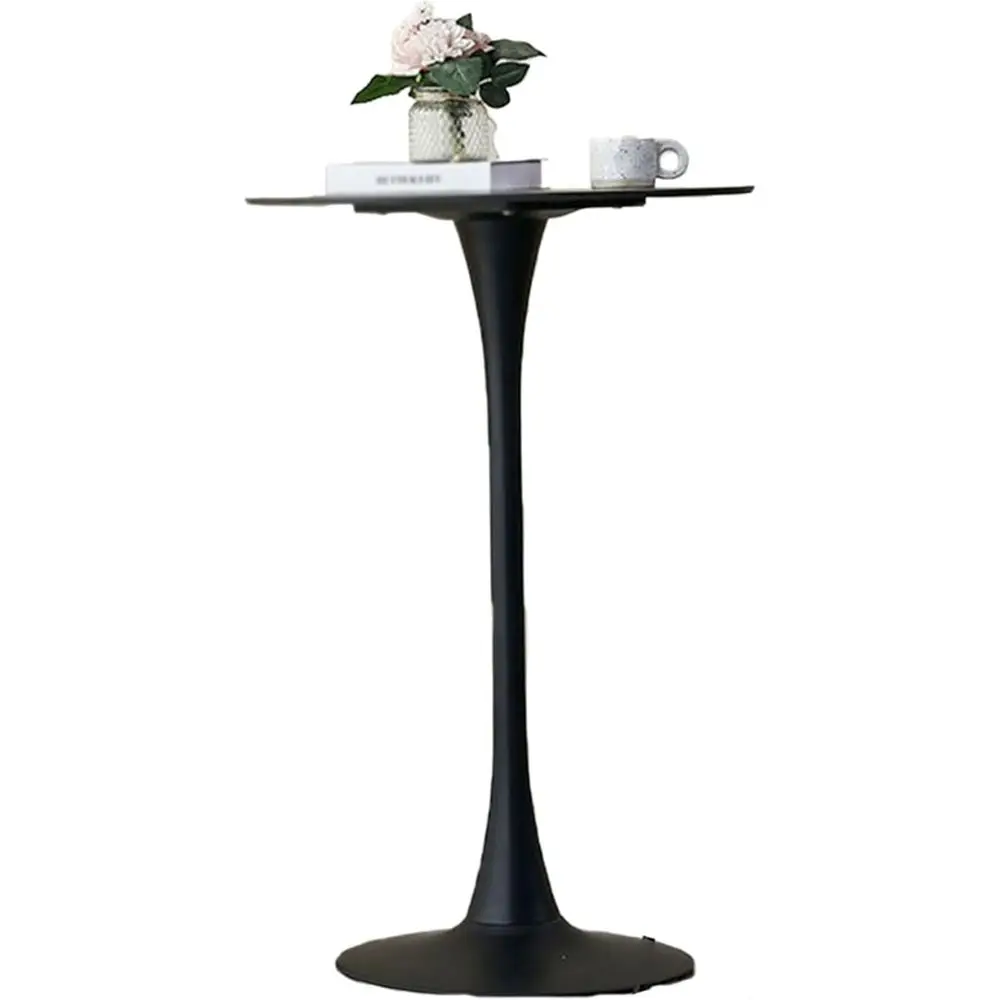 

Pub Height Bar Table Tulip Dining Table, Perect or 2-4 People, -Century Style, Round, Pedestal Base, Sturdy Pedestal or Dining R