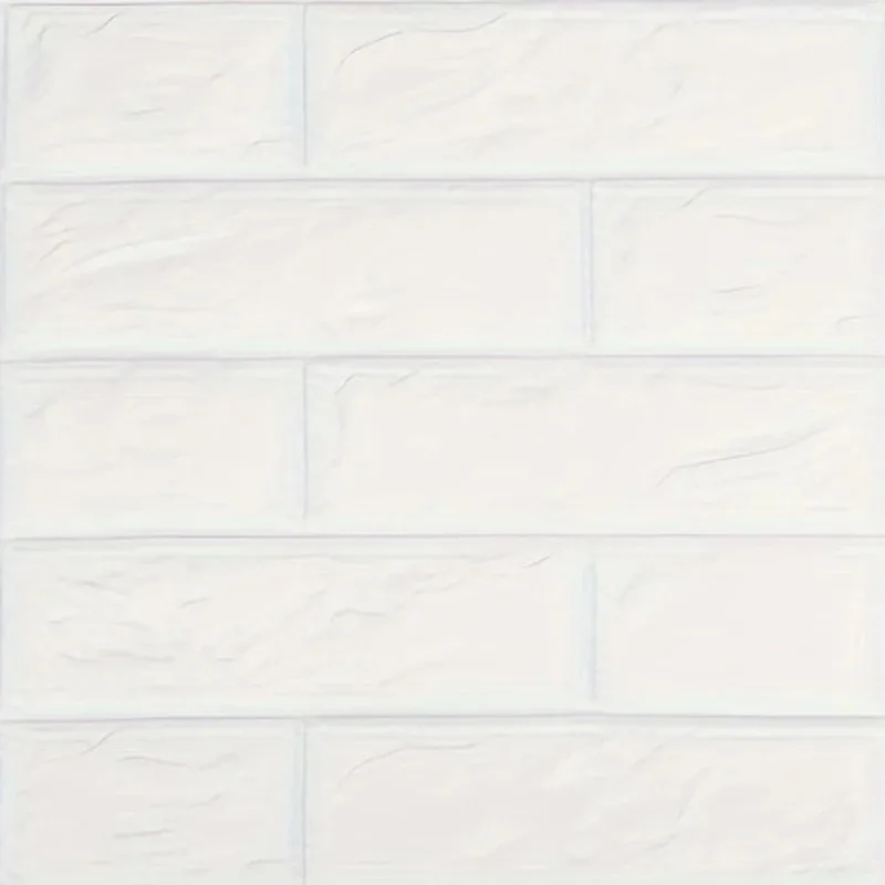 40Pcs 38.5X35cm Imitation Brick Wallpaper Self-adhesive Waterproof Moisture-proof Living Room Bedroom Wall Decoration