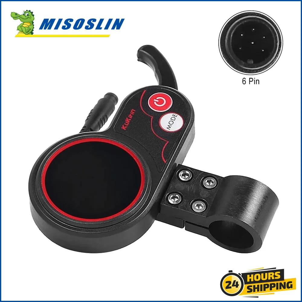 

6-контактный ЖК-дисплей, приборная панель, дроссельная заслонка, акселератор, запасные аксессуары для Kugoo Kukirin M4, детали для электрического скутера