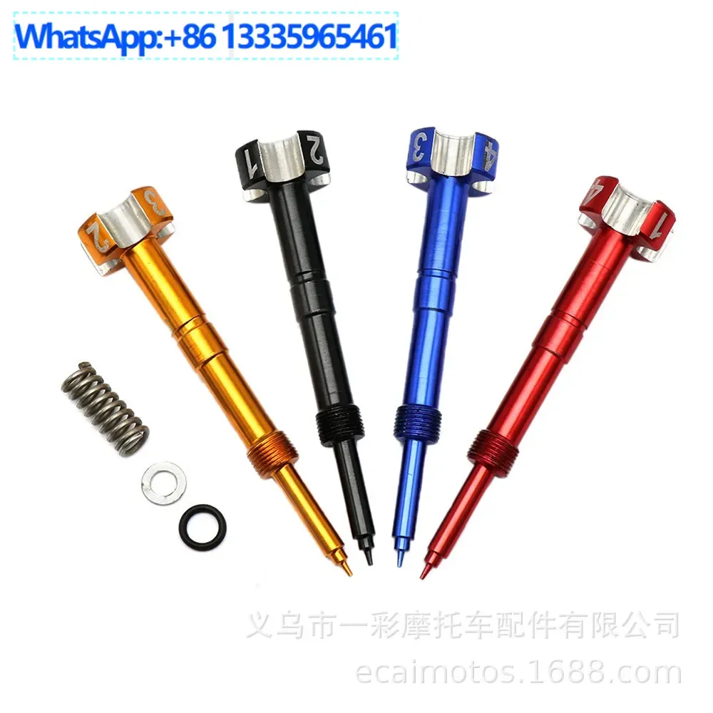 

10 шт., аксессуары для модификации внедорожного мотоцикла, модификация карбюратора FCR, регулировочный винт соотношения смешивания для HONDA CRF