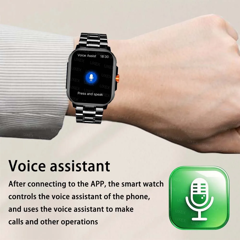 2025 2,01-дюймовые Bluetooth-смарт-часы для мужчин и женщин с полным сенсорным экраном, спортивные фитнес-шагомеры, умные часы для Android iPhone Sports