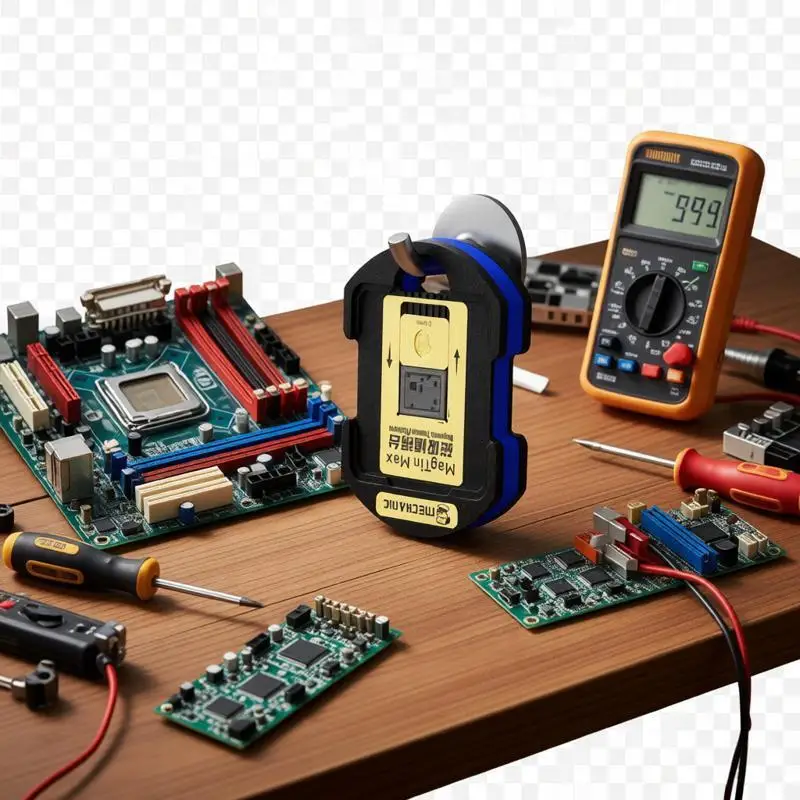 for Pro Phone/Tablet CPU Soldering MECHANIC MagTinMax Powerful Magnet & Groove Design High-Temp Resistant Quick Heat Dissipation