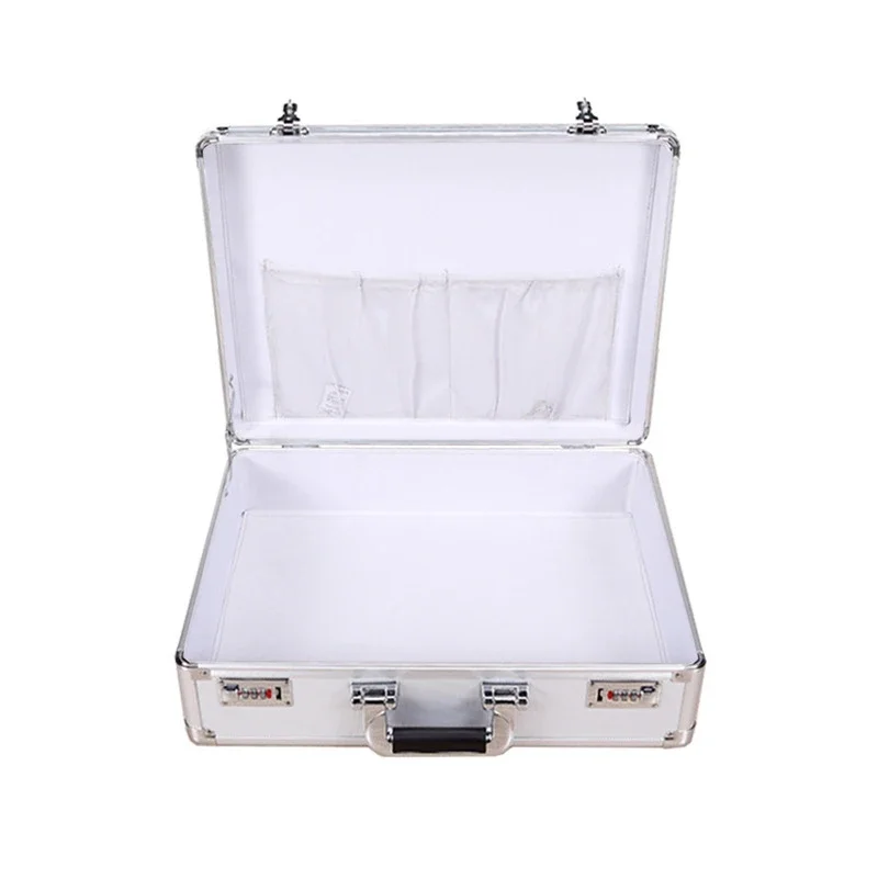 Aluminum Case Password Tool Box Organizer Portable Tool Bag Hard Case Safety Instrument Case Suitcase Metal Toolbox Briefcase