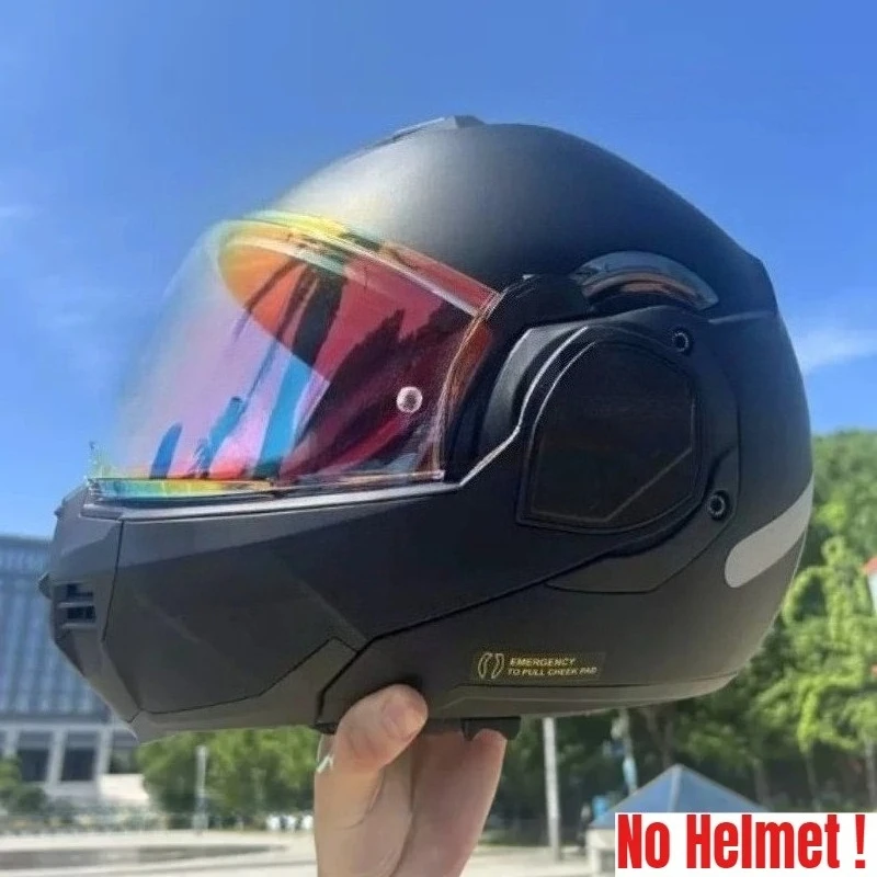 LS2 FF906 خوذة عدسة LS2 ADV ANT الوجه يصل خوذة مطلي أقنعة الذهب ليلا ونهارا HD خوذة الزجاج الأمامي الملحقات #3