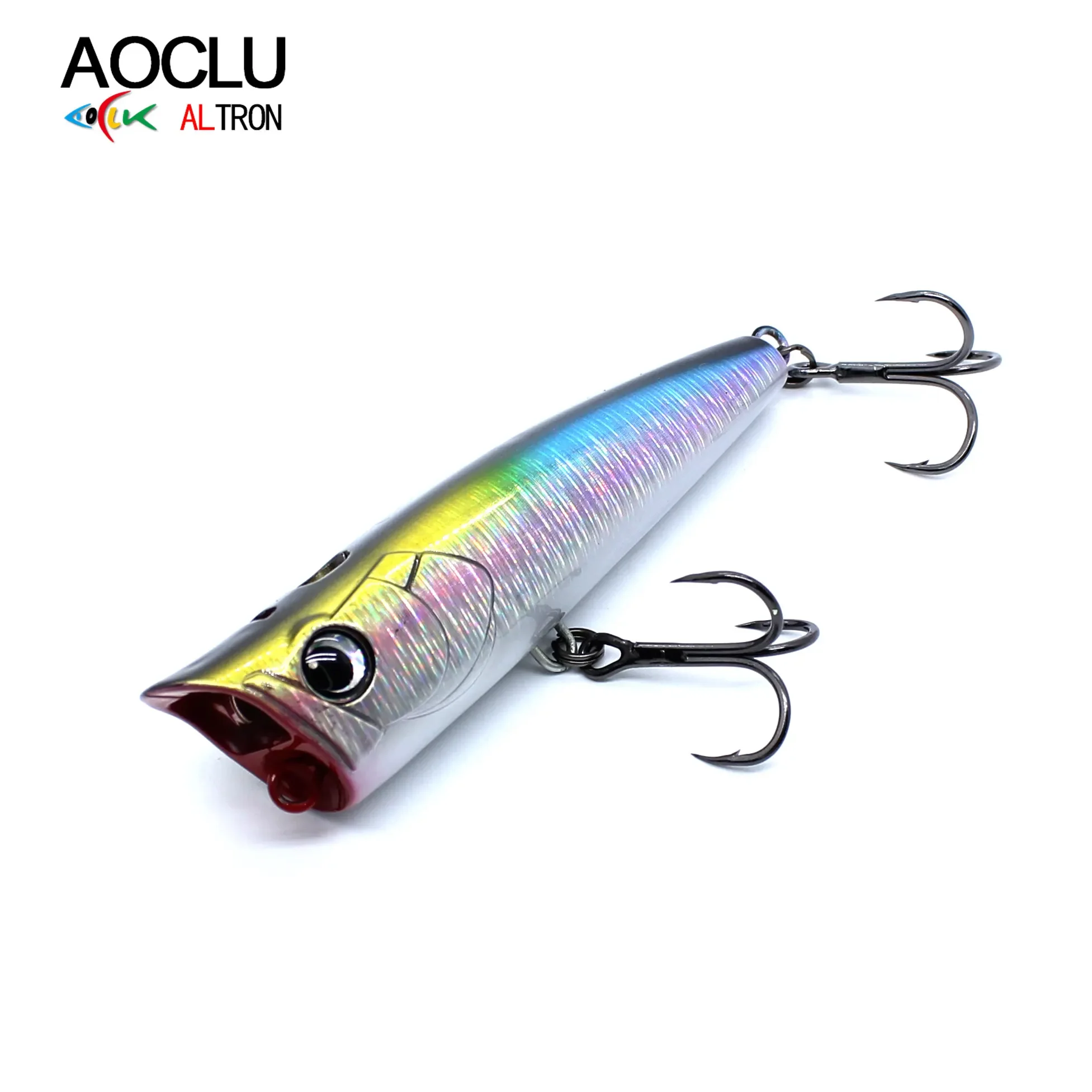 

AOCLU-Big Popper Wobblers Lure, Sea Bass Boat Fishing Bait, Minnow, Long Casting, Top Water Floating Lure, 1PC, 95mm, 21.8g