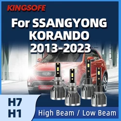 KINGSOFE H7 H1 LED Light Bulb 27000LM Super Bright For SSANGYONG KORANDO 2013 2014 2015 2016 2017 2018 2019 2020 2021 2022 2023