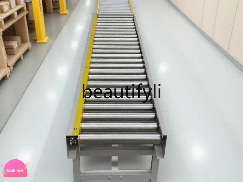 X cn8350 ss Non-Powered Roller Conveyor Galvanized Assembly Line Power Stainless Steel   Conveyor Belt Roller Floor  Line