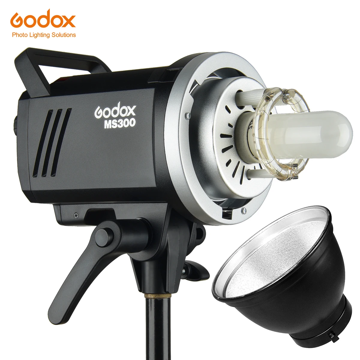 Godox MS200 200W or MS300 300W 2.4G Built-in Wireless Receiver Lightweight Compact and Durable Bowens Mount Studio Flash