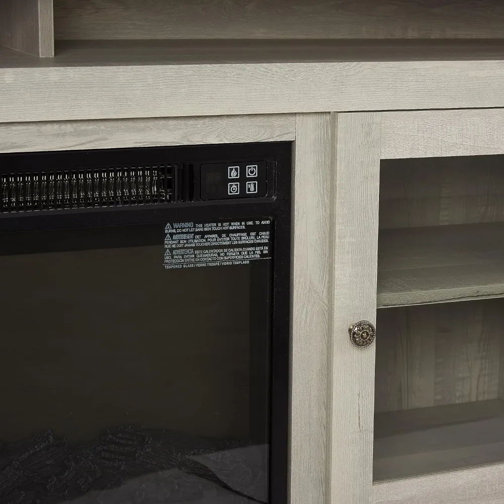 حامل تلفزيون مدفأة كهربائية لأجهزة التلفاز مقاس 65+ بوصة مع 18 رفًا، حامل تلفزيون مدفأة كهربائية كبيرة #5