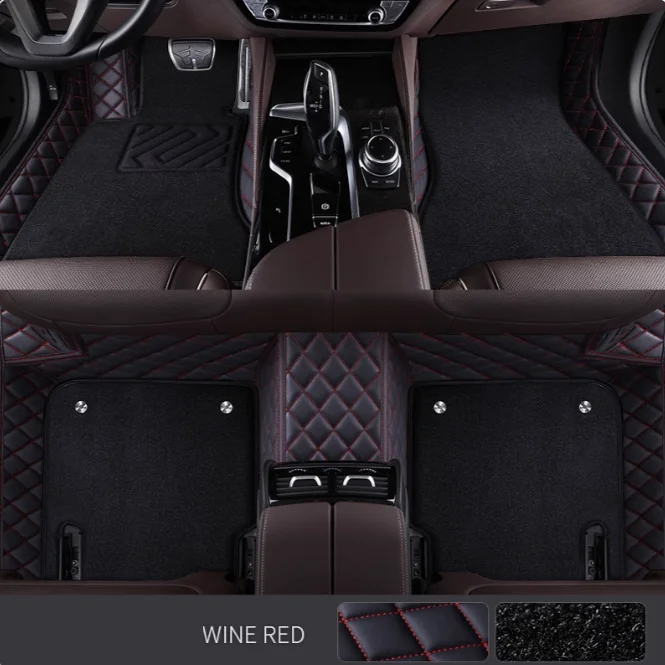 

For Renault Laguna Hatchback Custom Fit Auto Double Layer Car Floor Mats Carpets Foot Liners Car Accessories