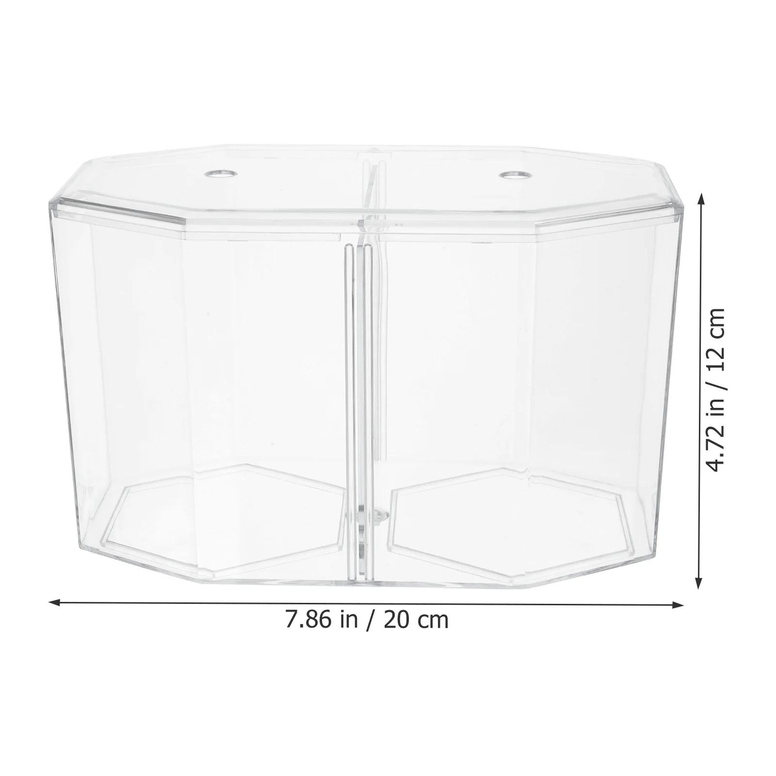 Octagonal Fish Tank Viviparous Hatchery Aquarium Divider Various Guppy Breeding Box Accessory Acrylic Octopus Shrimp Container