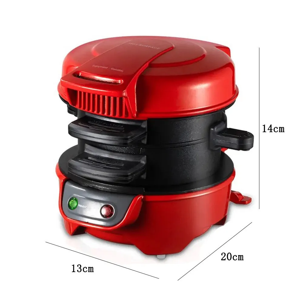 European Multifunctional Hamburger Bread Machine Omelette Machine Steak Panini Breakfast Machine