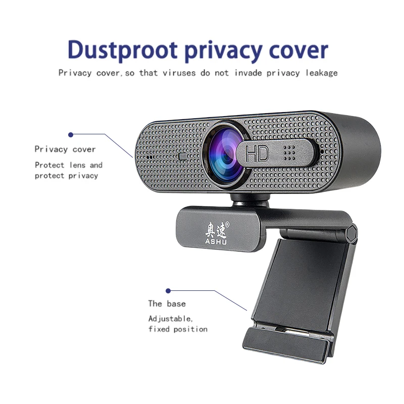 Yijitong-كاميرا عالية الدقة ، كمبيوتر USB بدون محرك ، لعبة فئة ، زاوية واسعة ، مؤتمر ، الكل في 1 ، k