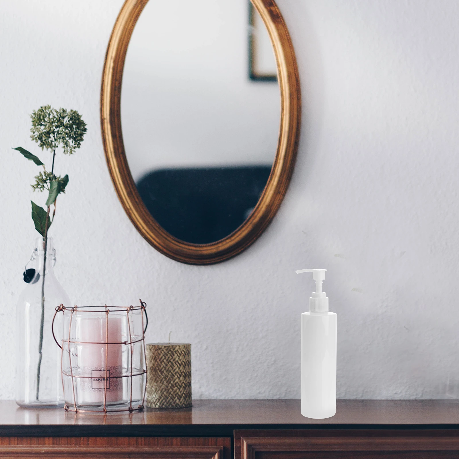 

4Pcs Spiral Pump Bottle Large Capacity Press Style Empty Bottles for Liquid Soap Shampoo Body Wash Camping Trip Home Hotel