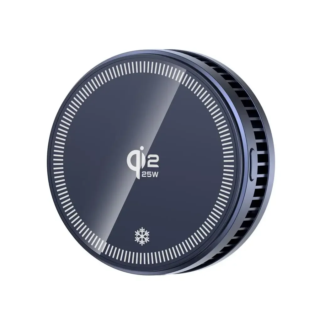 25W Magnetic Wireless Charger Phone Cooler Active Refrigeration Radiator Magnet Fast Charging Stand For iPhone Xiaomi