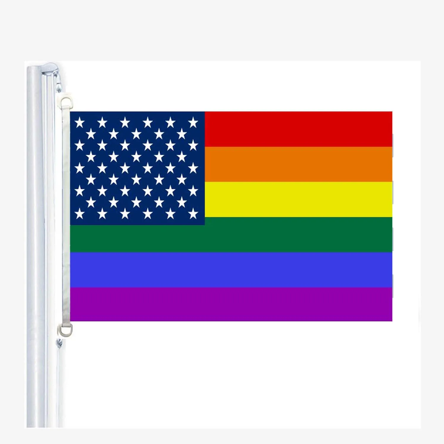 

USA Rainbow flag,90*150CM ,100% polyester, banner,Digital Printing