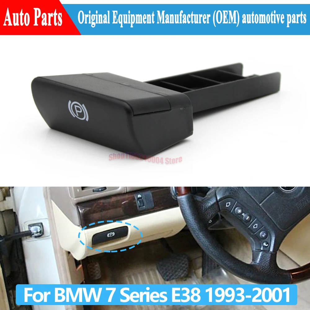 For BMW 7 Series E38 1993-2001 740il 750il LHD Car Parking Brake Release Handle 51458150465