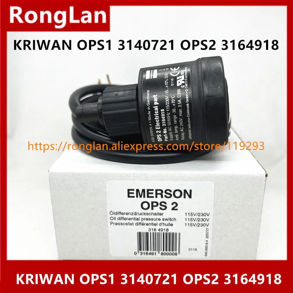 [BELLA] Germany KRIWAN OPS1 3140721 OPS2 3164918 oil differential switch sensor module distributor in China