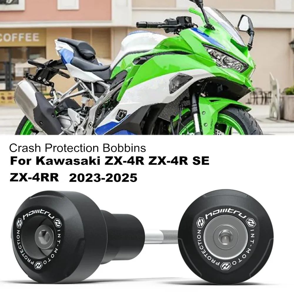 

Motorcycle Falling Protection Crash Pad Frame Slider Crash Protector For Kawasaki Ninja ZX-4R ZX-4RR ZX 4R ZX 4RR 2023 2024 2025