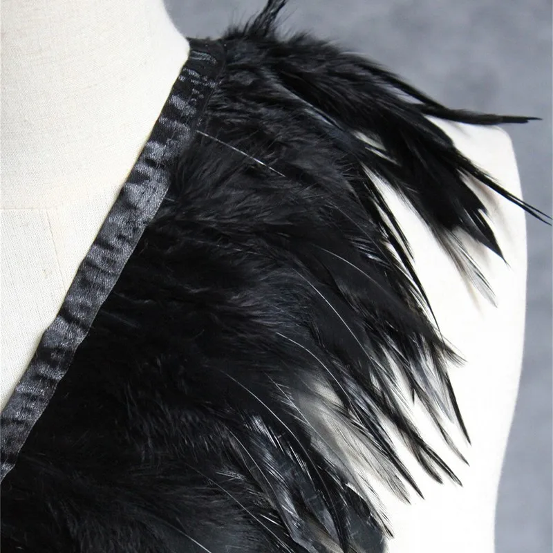 50x10 см креативная ткань с перьями, дизайнерская одежда для сцены, художественная модная одежда, материал, сделай сам, свадебное платье, принадлежности для одежды