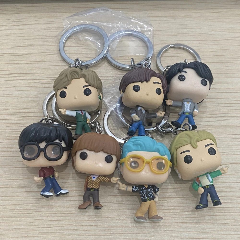 Карманный корейский идол Jimin Jin V Rm JK Suga J-Hope фигурка модель брелок игрушка