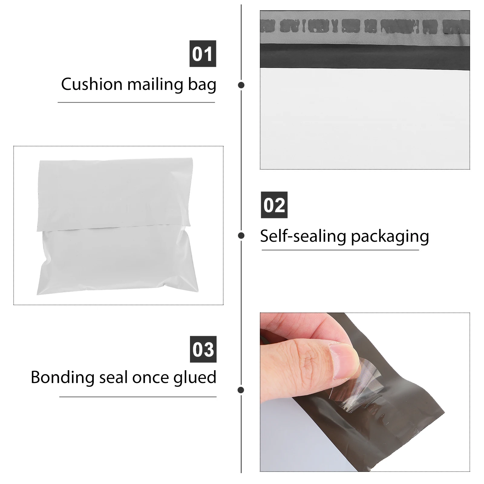 

Thickened Express Bag Waterproof Pouch Self Seal Mailers Tear Resistant Shipping Bags File Folder Packaging Envelope
