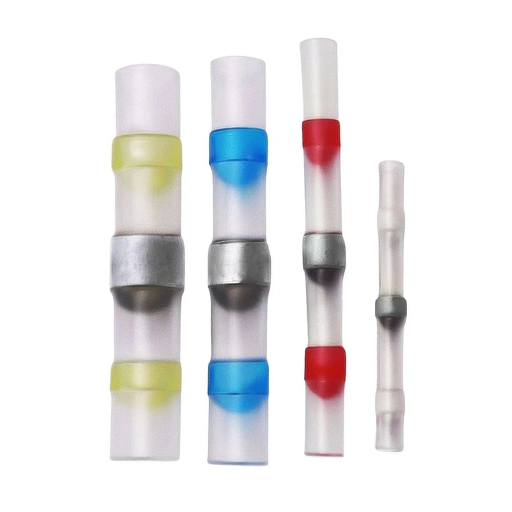 110PCS Waterproof Heat Shrink For Solder Terminals Kit Blue Red White Yellow Wire Connectors For Car Boat Truck Automotive Wirin