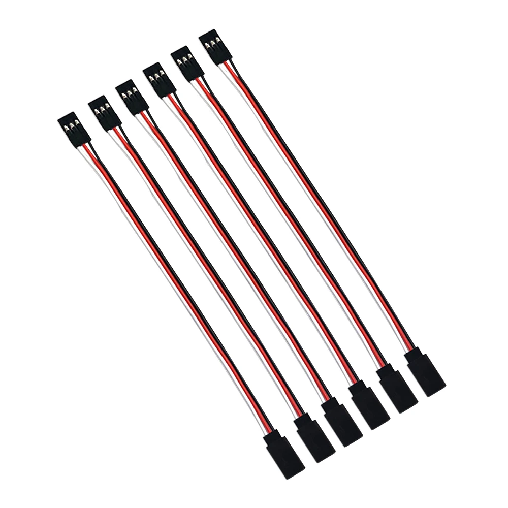 1pc 100mm 150mm 200mm 300mm 500mm Male to Female Servo Wire Cable Extensie Cord for RC Futaba JR