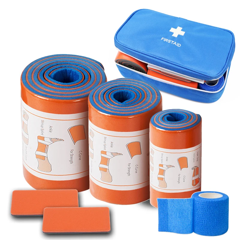

Medical First Aid Survival Bandage Roll Pet Splint Leg Wrist Finger Arm Fixed Rescue Protection Fracture Fixation Emergency Set