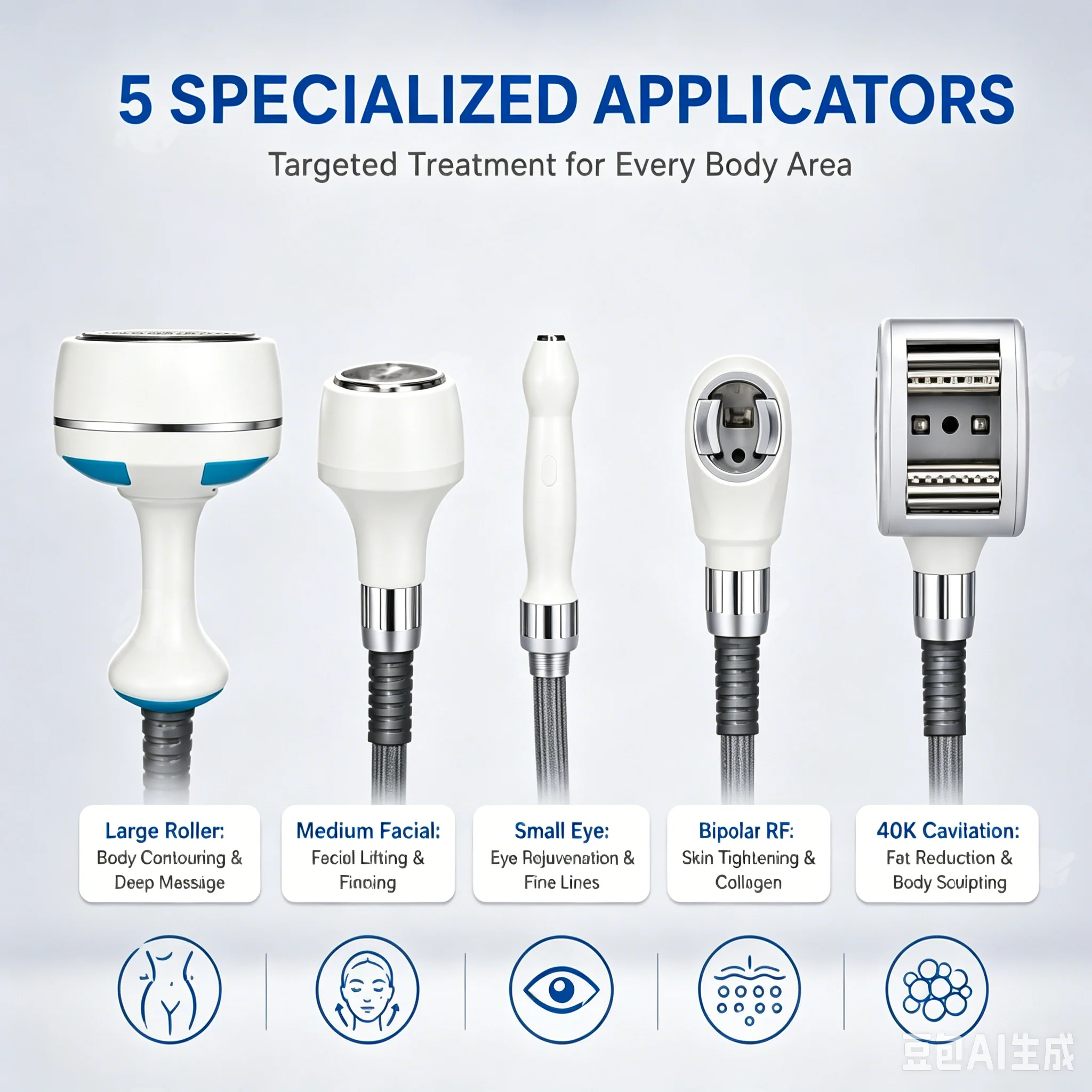 Máquina Portátil V9 Vela para Moldear el Cuerpo, Pérdida de Peso, Vacumterapia, Cavitación 80K, Rodillo Adelgazante, Masaje Moldeador, Eliminación de Grasa, Lifting Facial