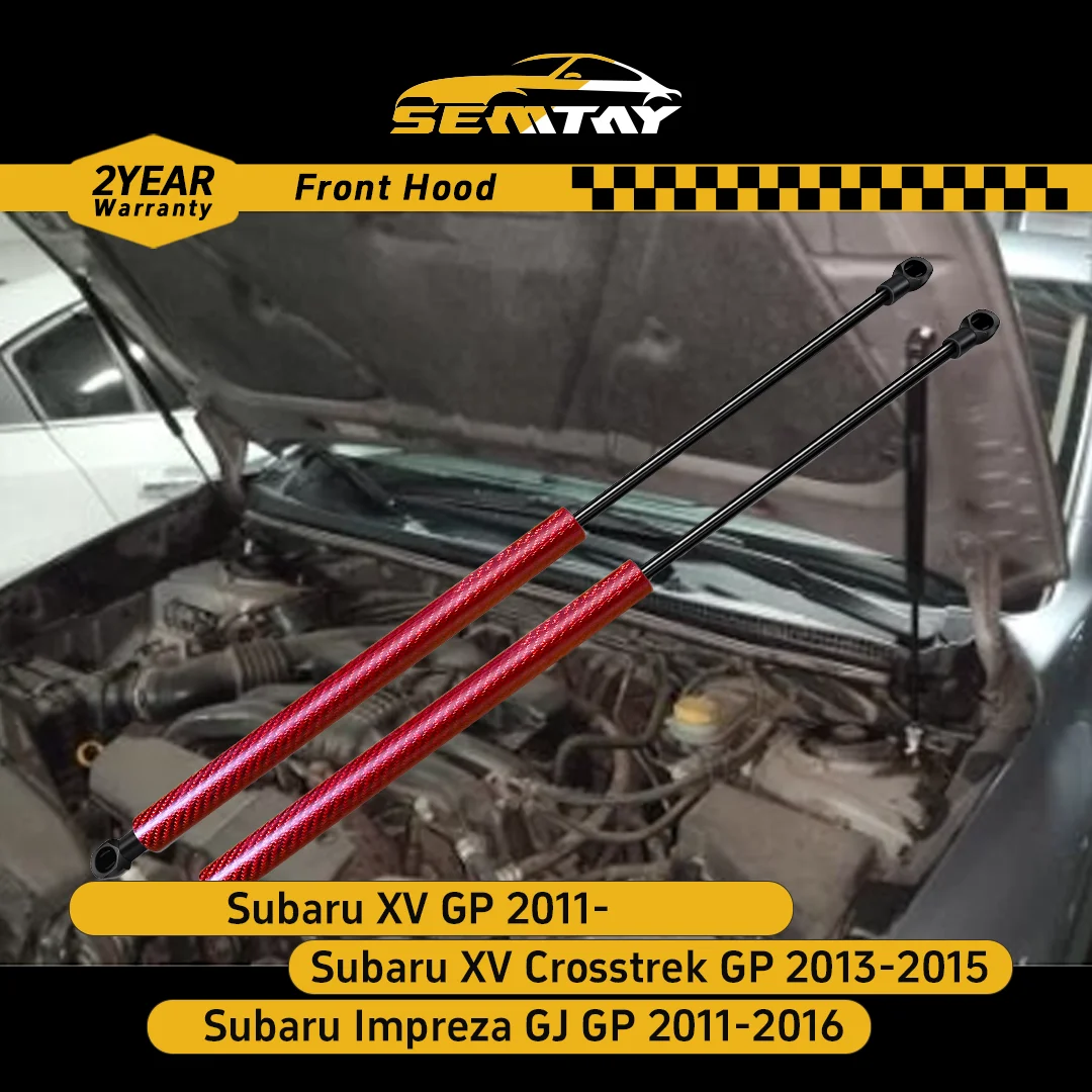 

Стойки капота SEMTAY, опора подъема капота, пружинный демпфер для Subaru Impreza GJ GP 2011-2016/XV GP 2011-, автомобильный аксессуар