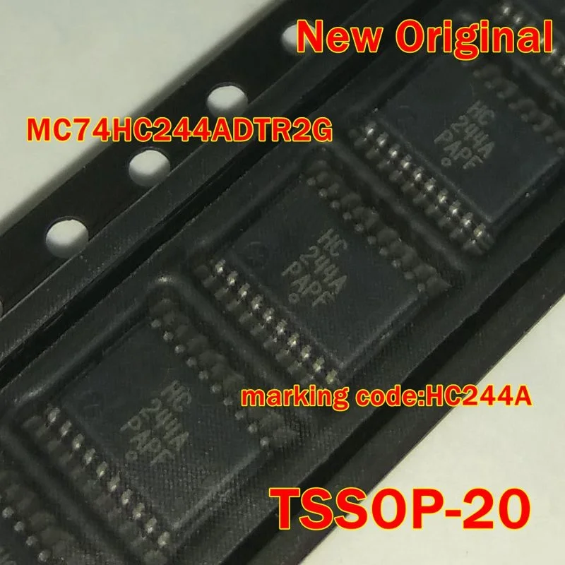 

MC74HC244ADTR2G HC244A Octal 3−State Noninverting Buffer/Line Driver/ Line Receiver High−Performance Silicon−Gate CMOS
