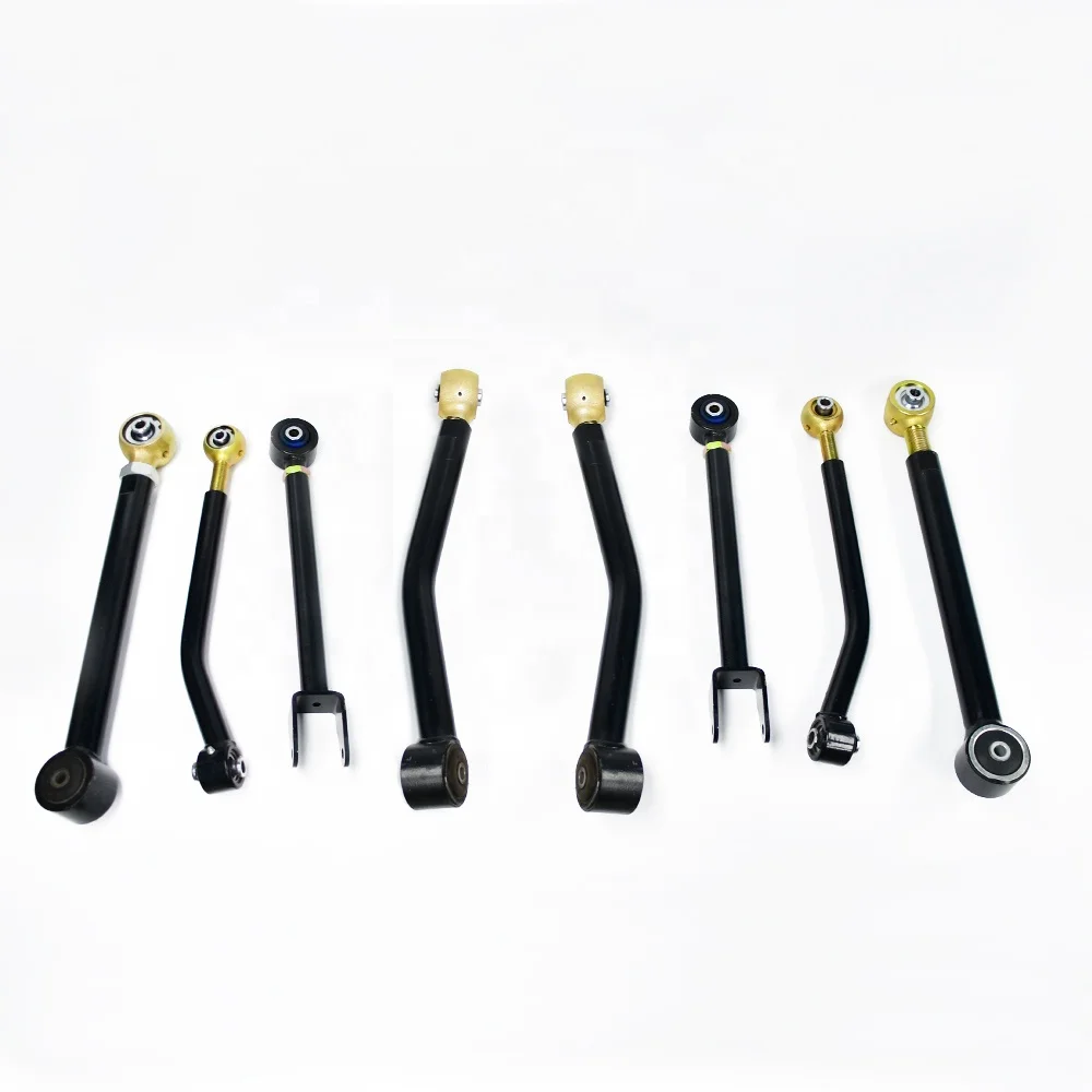 8 Pack Full Sets Control Arm With johnny joint Stabilizer link full Suspension Control Arm kit For JEEP JT JK